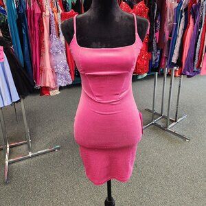 Private Label Margo Hot Pink Size 4 Small Short Formal Homecoming Dress